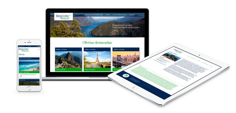 Rincón Travel / Nuevo sitio web