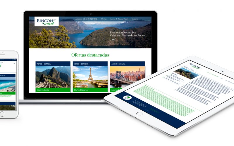 Rincón Travel / Nuevo sitio web